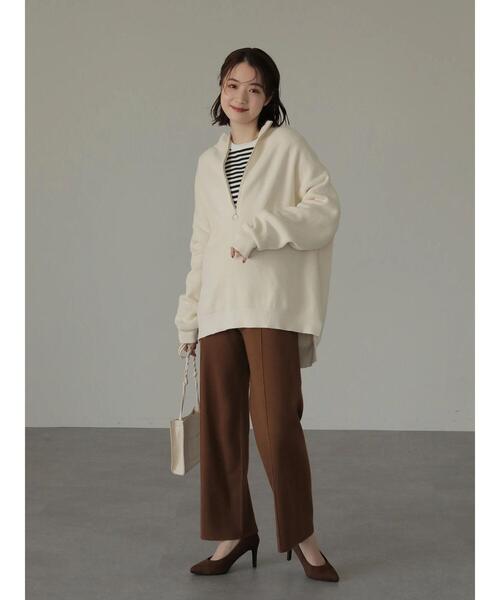 AMERICAN HOLIC（アメリカンホリック）の「クルーネックベーシックカットプルオーバー（Tシャツ/カットソー・レディース・オフホワイト/ブラック/モカ/その他7・S/M/L）」の21枚目の写真