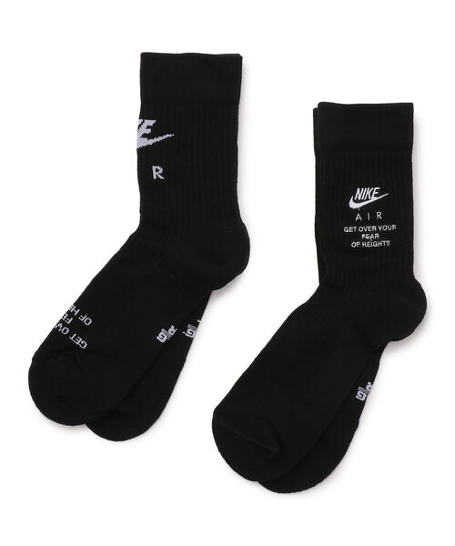 NIKE（ナイキ）の「NIKE /ナイキ/UNISEX CREW SOCKS（ソックス/靴下・メンズ・ブラック/ホワイト・FREE）」の3枚目の写真