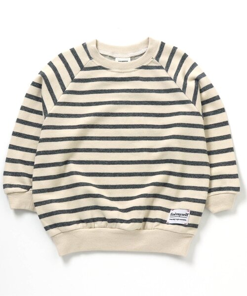 BREEZE（ブリーズ）の「6色3柄スウェット（スウェット・キッズ・ネイビー/シルバーグレー/キャメル/キナリ/カーキ/アイボリー・130/90/110/140/100/80/120）」の2枚目の写真