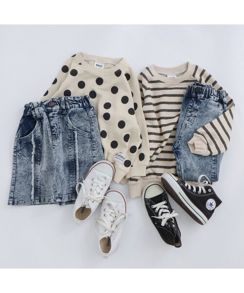 BREEZE（ブリーズ）の「6色3柄スウェット（スウェット・キッズ・ネイビー/シルバーグレー/キャメル/キナリ/カーキ/アイボリー・130/90/110/140/100/80/120）」の10枚目の写真