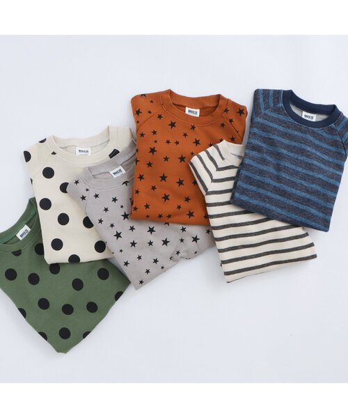 BREEZE（ブリーズ）の「6色3柄スウェット（スウェット・キッズ・ネイビー/シルバーグレー/キャメル/キナリ/カーキ/アイボリー・130/90/110/140/100/80/120）」の22枚目の写真