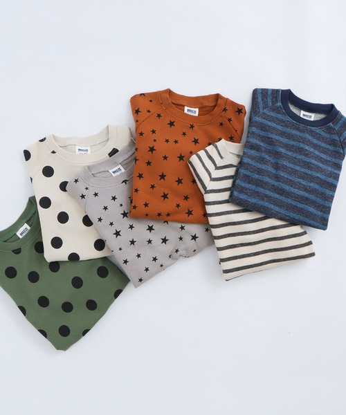 BREEZE（ブリーズ）の「6色3柄スウェット（スウェット・キッズ・ネイビー/シルバーグレー/キャメル/キナリ/カーキ/アイボリー・130/90/110/140/100/80/120）」の7枚目の写真