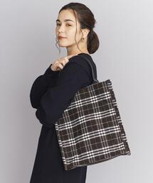 BEAUTY&YOUTH UNITED ARROWS | BY チェック スクエア トートバッグ(トートバッグ)