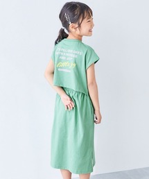 devirock（デビロック）の「後ろ姿もかわいい 綿100% バックデザイン 半袖ワンピース（ワンピース）」