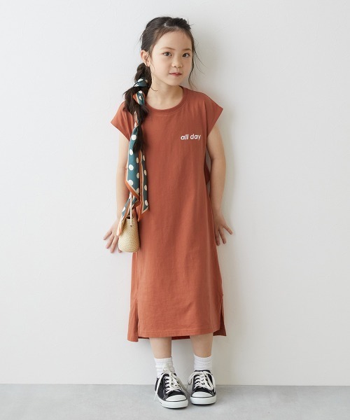 BACCA - 美品 BACCA 異素材 裏地付き ドレープ 半袖 ひざ丈