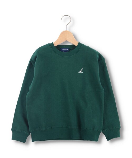 NAUTICA（ノーティカ）の「【NAUTICA/ノーティカ】バックフラッグプリント裏毛トレーナー（スウェット・キッズ・ダークグリーン/ベージュ・130/140/150/120）」の22枚目の写真