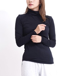 GIORDANO（ジョルダーノ）の「[ GIORDANO ] G-warmer/Gウォーマー ハイネックロングスリーブTシャツ(保温、ストレッチ)（インナーウェア/肌着）」