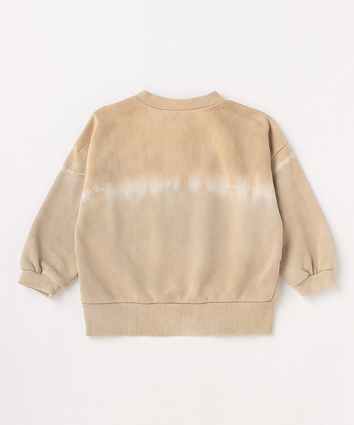 petit main（プティマイン）の「タイダイトレーナー（スウェット・キッズ・ターコイズブルー/モカ・80ｃｍ/90cm/110cm/100cm/120cm/130cm）」の4枚目の写真