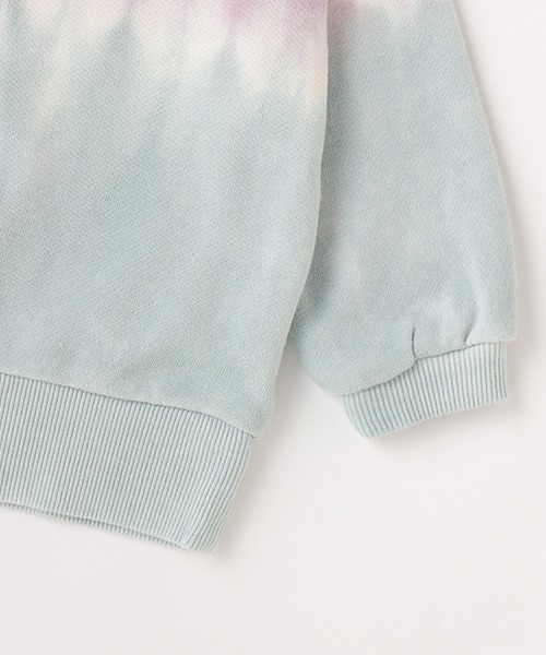 petit main（プティマイン）の「タイダイトレーナー（スウェット・キッズ・ターコイズブルー/モカ・80ｃｍ/90cm/110cm/100cm/120cm/130cm）」の7枚目の写真