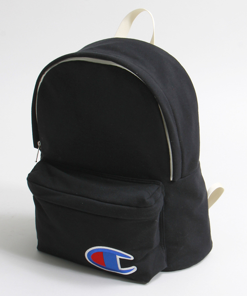 Champion（チャンピオン）の「∴WEGO/Championスウェットデイパック（バックパック/リュック・メンズ・ブラック/グレー/グリーン/ネイビー・FREE）」の6枚目の写真