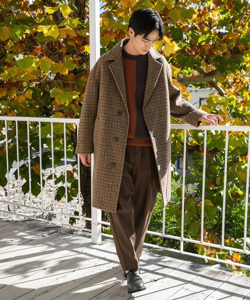 niko and（ニコアンド）の「PEネップ起毛コート（チェスターコート