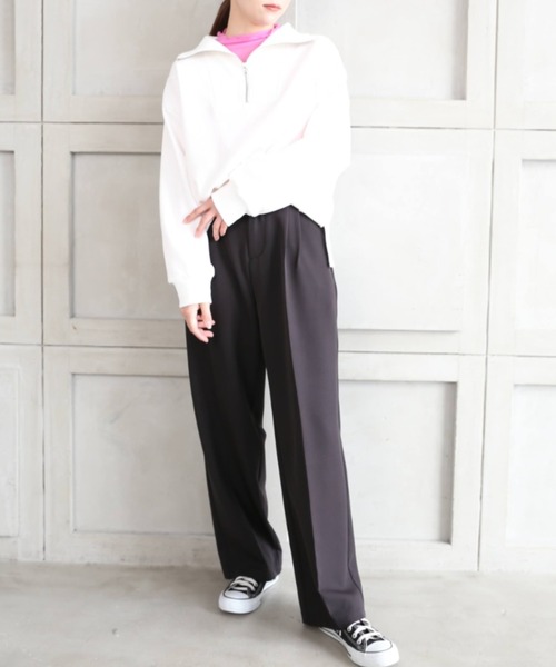 *NewArrival*ハイウエストツータックセンタープレスカラーパンツ
