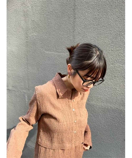 MOUSSY(マウジー)の「BOSTON FRAME アイウェア(メガネ・レディース・ブラック/ブラウン・FREE)」の12枚目の写真