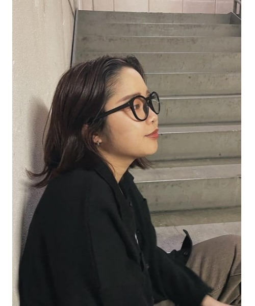 MOUSSY(マウジー)の「BOSTON FRAME アイウェア(メガネ・レディース・ブラック/ブラウン・FREE)」の4枚目の写真