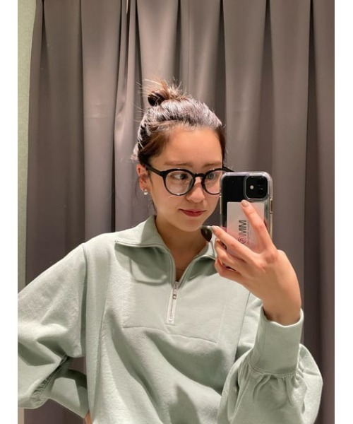 MOUSSY(マウジー)の「BOSTON FRAME アイウェア(メガネ・レディース・ブラック/ブラウン・FREE)」の3枚目の写真