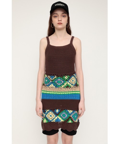 vintage クロシェ チュニック ワンピース セール】CROCHET チュニック クロシェ（タンクトップ）｜SLY