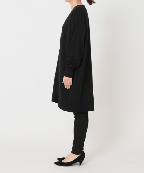 JOURNAL STANDARD（ジャーナルスタンダード）の「CRAFTロングカーデ◆（カーディガン/ボレロ・レディース・ブラック/ナチュラル・FREE）」の13枚目の写真