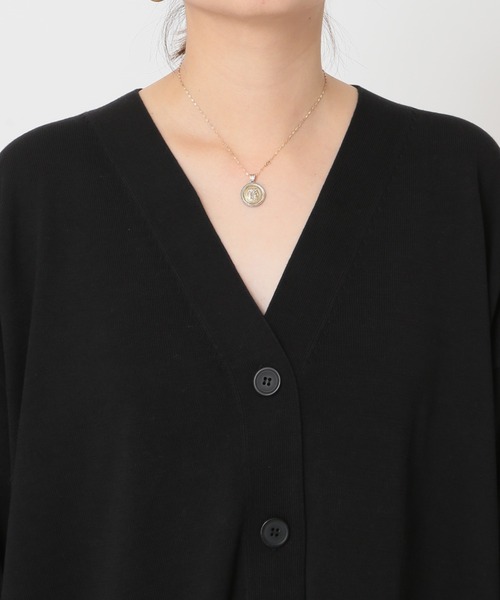 JOURNAL STANDARD（ジャーナルスタンダード）の「CRAFTロングカーデ◆（カーディガン/ボレロ・レディース・ブラック/ナチュラル・FREE）」の16枚目の写真