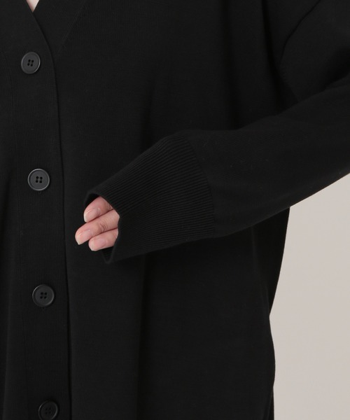 JOURNAL STANDARD（ジャーナルスタンダード）の「CRAFTロングカーデ◆（カーディガン/ボレロ・レディース・ブラック/ナチュラル・FREE）」の18枚目の写真
