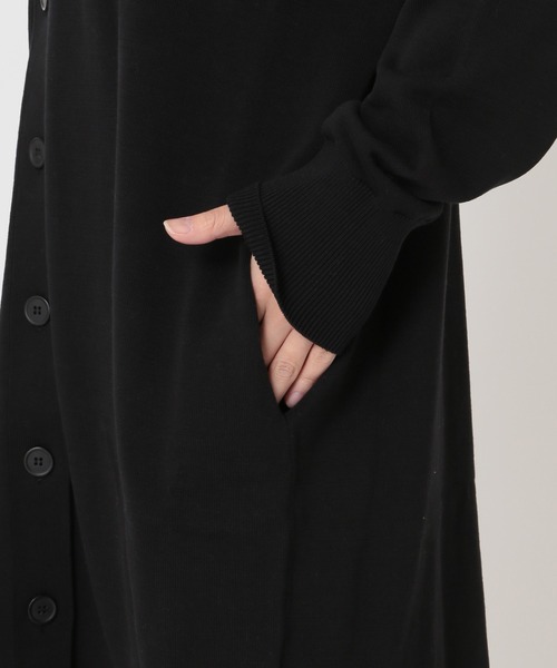 JOURNAL STANDARD（ジャーナルスタンダード）の「CRAFTロングカーデ◆（カーディガン/ボレロ・レディース・ブラック/ナチュラル・FREE）」の20枚目の写真