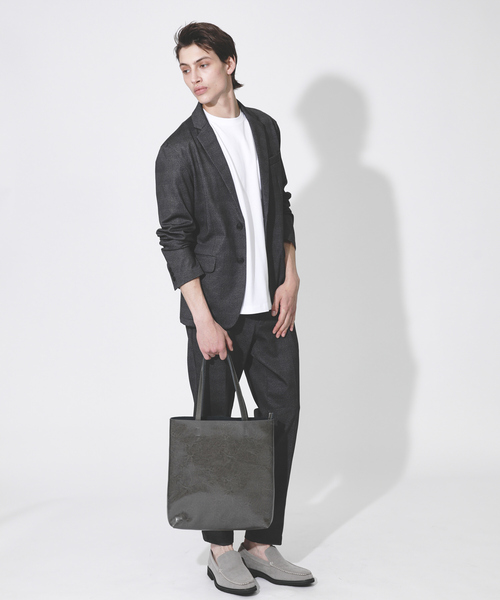 ABAHOUSE GRAY(アバハウスグレイ)の「【セットアップ対応/MASCHILE】ポンチ ジャケット(テーラードジャケット・メンズ・ネイビー/ブルー系その他/グレー系その他/グレー/モカ・44/46/48/50)」の12枚目の写真