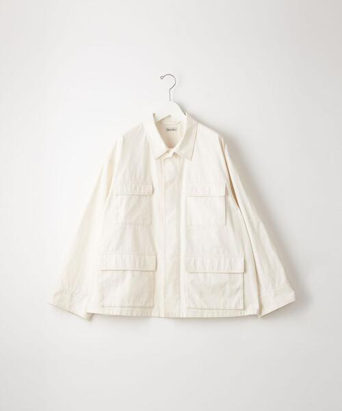 Steven Alan（スティーブンアラン）の「＜Steven Alan＞ NDM TWILL WIDE BDU JACKET/ジャケット（ミリタリージャケット・メンズ・ネイビー/オフホワイト・L/S/XL/M）」の15枚目の写真