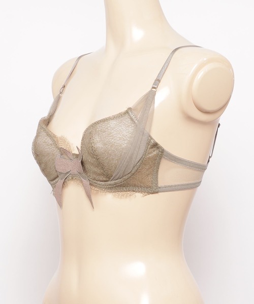 Chut！ INTIMATES（シュットインティメイツ）の「【軽いだけじゃない】シアーライトブラ (C359)（ブラジャー・レディース・カーキ/ブラック/ワイン/ライトベージュ・B65/G70/C75/F65/C70/B75/F75/D75/D65/D70/E70/H70/B70/E75/H75/F70/G65/G75/C65/E65）」の13枚目の写真