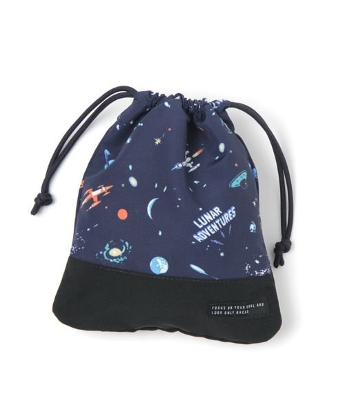 GLOBAL WORK(グローバルワーク)の「キッズ/洗えるスクール/巾着M/265405(ポーチ・キッズ・スカイブルー/ブラック/ネイビー/カーキ/ライトグリーン/その他/ライトパープル/ライトピンク/ライトベージュ・FREE)」の7枚目の写真