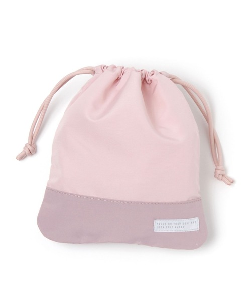 GLOBAL WORK(グローバルワーク)の「キッズ/洗えるスクール/巾着M/265405(ポーチ・キッズ・スカイブルー/ブラック/ネイビー/カーキ/ライトグリーン/その他/ライトパープル/ライトピンク/ライトベージュ・FREE)」の1枚目の写真