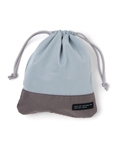 GLOBAL WORK(グローバルワーク)の「キッズ/洗えるスクール/巾着M/265405(ポーチ・キッズ・スカイブルー/ブラック/ネイビー/カーキ/ライトグリーン/その他/ライトパープル/ライトピンク/ライトベージュ・FREE)」の6枚目の写真