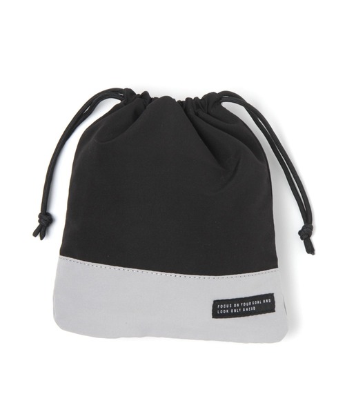 GLOBAL WORK(グローバルワーク)の「キッズ/洗えるスクール/巾着M/265405(ポーチ・キッズ・スカイブルー/ブラック/ネイビー/カーキ/ライトグリーン/その他/ライトパープル/ライトピンク/ライトベージュ・FREE)」の2枚目の写真