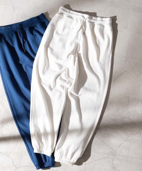 THE STANDARD（ザスタンダード）の「WEGO/【セットアップ対応商品】スタンダードスウェットパンツ（スウェットパンツ・メンズ・ネイビー/グリーン/オレンジ/オフホワイト/杢グレー/ブラック・MEDIUM/SMALL/LARGE）」の8枚目の写真