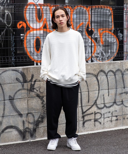 イタリア製カジュアルセット キルティングスウェット&美脚スウェットパンツ パンツ 綿100% スウェットパンツ[品番：HHHW0004698]｜HUG.U