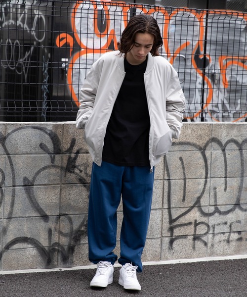 THE STANDARD（ザスタンダード）の「WEGO/【セットアップ対応商品】スタンダードスウェットパンツ（スウェットパンツ・メンズ・ネイビー/グリーン/オレンジ/オフホワイト/杢グレー/ブラック・MEDIUM/SMALL/LARGE）」の14枚目の写真