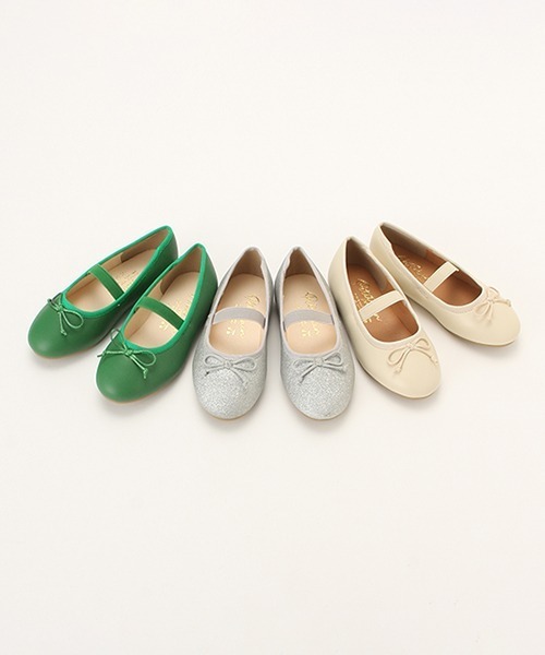 petit main（プティマイン）の「バレエシューズ（バレエシューズ・キッズ・グリーン/シルバー/キナリ・14cm/16cm/17cm/15cm/18cm）」の13枚目の写真