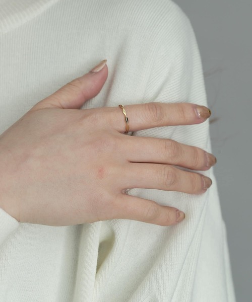 SMELLY(スメリー)の「silver925ナミナミスリムリング(リング・レディース・ゴールド/シルバー・-)」の3枚目の写真