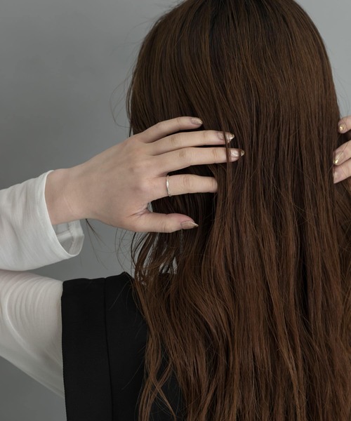 SMELLY(スメリー)の「silver925ナミナミスリムリング(リング・レディース・ゴールド/シルバー・-)」の9枚目の写真