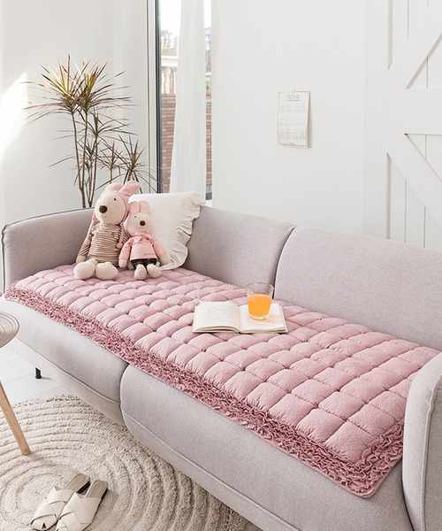 ダブルソファー用フワフワクッション（クッション/クッションカバー