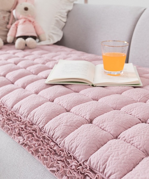 aimoha（アイモハ）の「ダブルソファー用フワフワクッション（クッション/クッションカバー・レディース・グレー/オフホワイト/ピンク・FREE）」の12枚目の写真