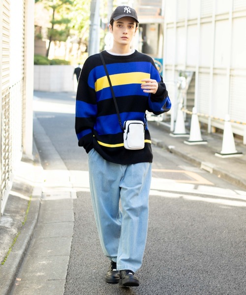 WEGO（ウィゴー）の「WEGO/ナイロンミニショルダー（ショルダーバッグ・メンズ・ホワイト/ブラック/ロイヤルブルー・FREE）」の17枚目の写真