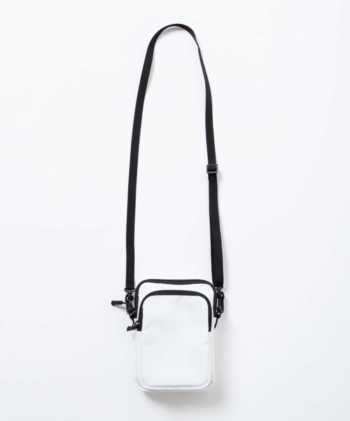 WEGO（ウィゴー）の「WEGO/ナイロンミニショルダー（ショルダーバッグ・メンズ・ホワイト/ブラック/ロイヤルブルー・FREE）」の6枚目の写真