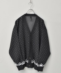 Starting Over | バーズアイ アーガイル ジャガードルーズカーディガン(カーディガン/ボレロ)