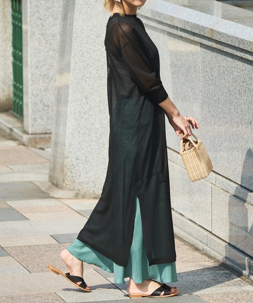 Audrey And John Wad バックオープンシアーニットワンピース 洗濯機洗い可 ワンピース Audrey And John Wad オードリーアンドジョンワッド のファッション通販 Zozotown