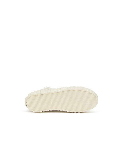 DIESEL(ディーゼル)の「レディース デニムキャンバス プラットフォーム ミドルカットスニーカー(スニーカー・レディース・ブラック/カーキ/ホワイト/ピンク・36/37/38/35/39)」の8枚目の写真