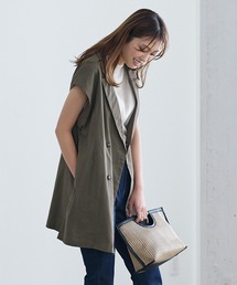 リネンロング ジレ リネン その他」に該当するファッション通販