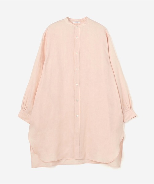 ORCIVAL(オーシバル)の「ORCIVAL | リネン バンドカラーシャツ WOMEN(シャツ/ブラウス・レディース・ラベンダー/ブルー/サックスブルー/ピンク・1)」の4枚目の写真