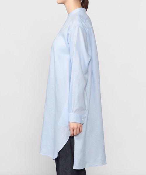 ORCIVAL(オーシバル)の「ORCIVAL | リネン バンドカラーシャツ WOMEN(シャツ/ブラウス・レディース・ラベンダー/ブルー/サックスブルー/ピンク・1)」の17枚目の写真