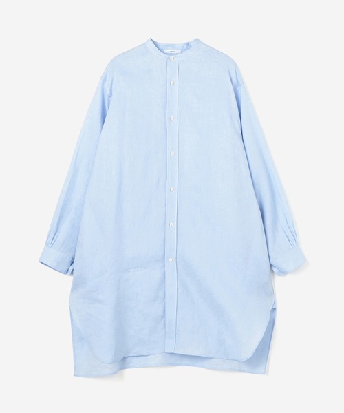 ORCIVAL(オーシバル)の「ORCIVAL | リネン バンドカラーシャツ WOMEN(シャツ/ブラウス・レディース・ラベンダー/ブルー/サックスブルー/ピンク・1)」の15枚目の写真