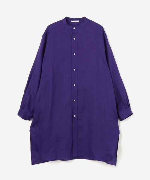 ORCIVAL(オーシバル)の「ORCIVAL | リネン バンドカラーシャツ WOMEN(シャツ/ブラウス・レディース・ラベンダー/ブルー/サックスブルー/ピンク・1)」の8枚目の写真