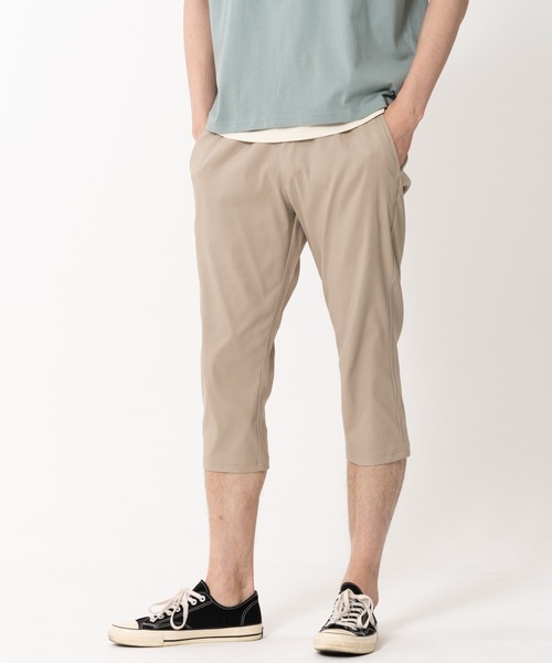 Blue Standard (ブルースタンダード)の「【BLUE STANDARD/ブルースタンダード】伸縮自在ストレッチ 接触冷感 のびのび快適クロップト丈パンツ(その他パンツ・メンズ・ライトベージュ/ブラック/カーキ/ネイビー・LARGE/X-LARGE/MEDIUM)」の3枚目の写真